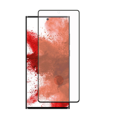 Tempered Glass Detech, for Samsung Galaxy s23 Ultra, 3d Full Glue, 0.3мм, Черен - 52748