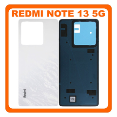 Γνήσια Original Xiaomi Redmi Note 13 5G (2312DRAABG, 2312DRAABI), Rear Back Battery Cover Πίσω Καπάκι Πλάτη Μπαταρίας Arctic White Άσπρο (Service Pack By XIaomi)