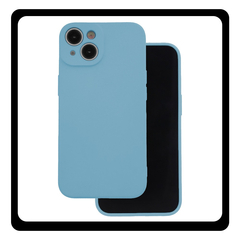 Θήκη Πλάτης - Back Cover, Silicone Σιλικόνη Blue Μπλε iPhone 15