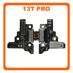 HQ OEM Συμβατό Με Xiaomi 13T Pro (23078PND5G), USB Type-C Charging Dock Connector Flex Sub Board, Καλωδιοταινία Υπό Πλακέτα Φόρτισης + Microphone Μικρόφωνο (Premium A+)