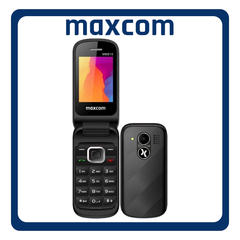 MaxCom MM815 Dual SIM, Brand New Feature Mobile Phone Κινητό με Μεγάλα Κουμπιά Black Μαύρο
