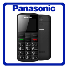 Panasonic KX-TU110 Dual SIM, Brand New Feature Mobile Phone Κινητό με Κουμπιά Black Μαύρο
