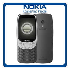 Nokia 3210 Dual SIM, Brand New Feature Mobile Phone Κινητό με Κουμπιά Grunge Black Μαύρο