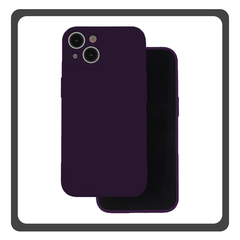 Θήκη Πλάτης - Back Cover, Silicone Σιλικόνη Plum Μωβ iPhone 15