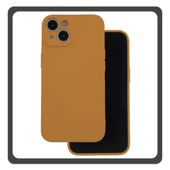Θήκη Πλάτης - Back Cover, Silicone Σιλικόνη Caramel iPhone 15 Pro