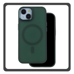 Θήκη Πλάτης - Back Cover, Silicone Σιλικόνη Green Πράσινο Frozen Mag Case For iPhone 15 PlusΘήκη Πλάτης - Back Cover, Silicone Σιλικόνη Green Πράσινο Frozen Mag Case For iPhone 15 Plus