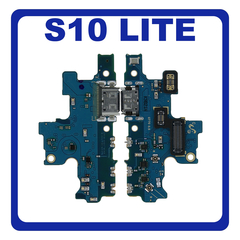 Γνήσια Original Samsung Galaxy S10 Lite (SM-G770F, SM-G770F/DS) USB Type-C Charging Dock Connector Flex Sub Board, Καλωδιοταινία Υπό Πλακέτα Φόρτισης + Microphone Μικρόφωνο GH96-12916A (Service Pack By Samsung)