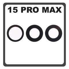 HQ OEM Συμβατό Με Apple iPhone 15 Pro Max, iPhone 15 ProMax (A2849, A3105) Main Rear Back Camera Glass Lens Πίσω Τζαμάκι Κάμερας​ (Premium A+)
