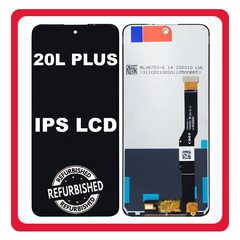 New Refurbished TCL 20L Plus, TCL 20L + (T775H, T775B) IPS LCD Display Screen Assembly Οθόνη + Touch Screen Digitizer Μηχανισμός Αφής Milky Way Gray Μαύρο