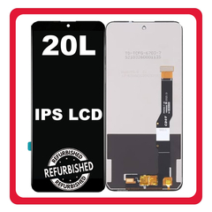 New Refurbished TCL 20L (T774H, T774B) IPS LCD Display Screen Assembly Οθόνη + Touch Screen Digitizer Μηχανισμός Αφής Eclipse Black Μαύρο