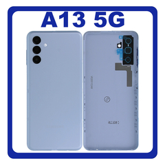 HQ OEM Συμβατό Με Samsung Galaxy A13 5G (SM-A136U, SM-A136U1) Rear Back Battery Cover + Camera Lens Πίσω Κάλυμμα Καπάκι Πλάτη Μπαταρίας + Τζαμάκι Κάμερας Blue Μπλε (Premium A+)