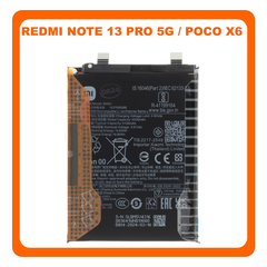 Γνήσια Original Xiaomi Redmi Note 13 Pro 5G (2312DRA50C, 2312CRAD3C) / Poco X6 5G (23122PCD1G, 23122PCD1I) BM5V Battery Μπαταρία Li-Ion 5000 mAh 1330102000118B (Service Pack By Xiaomi)