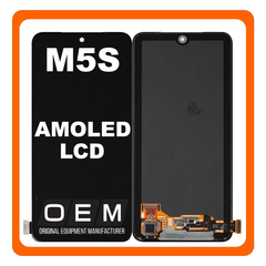 HQ OEM Συμβατό Με Xiaomi Poco M5s (2207117BPG) AMOLED LCD Display Screen Assembly Οθόνη + Touch Screen Digitizer Μηχανισμός Αφής + Frame Bezel Πλαίσιο Σασί Black Μαύρο (Premium A+)