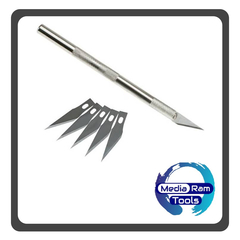 Relife Κοπίδι Ακριβείας RL-101E Αλουμινίου. Με δυνατότητα αντικατάστασης της λεπίδας και αντιολισθητική λαβή. Κόβει με ακρίβεια χαρτί, πλαστικό, ξύλο και κυκλώματα