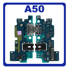 Γνήσιο Original Samsung Galaxy A50 2019 A505 (SM-A505F/DS, SM-A505FN/DS, SM-A505GN/DS, SM-A505FM/DS, SM-A505YN, SM-A505W , SM-A505GT/DS, SM-A505U1, SM-A505U, SM-A505G/DS​) Καλωδιοταινία Φόρτισης SUB Charging Board (Charge Connector Dock Flex) + Mic Μικρόφωνο Type-C USB Plug GH96-12616A (Service Pack By Samsung)