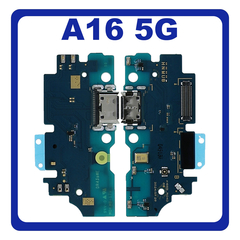 Γνήσια Original Samsung Galaxy A16 5G (SM-A166B, SM-A166B/DS) USB Type-C Charging Dock Connector Flex Sub Board, Καλωδιοταινία Υπό Πλακέτα Φόρτισης + Microphone Μικρόφωνο GH96-18449A (Service Pack By Samsung)