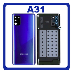 Original Γνήσιο Samsung Galaxy A31 A315 SM-A315F Battery Cover Prism Crush Blue Καπάκι Μπαταρίας Μπλε GH82-22338D (Service Pack By Samsung)