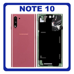Original Γνήσιο Samsung Galaxy Note 10 , Note10 N970 (N970F N970F/DS N970U N970U1 N970W N9700/DS N970N) Rear Back Battery Cover Πίσω Κάλυμμα Καπάκι Μπαταρίας Pink Ροζ GH82-20528F (Service Pack By Samsung)