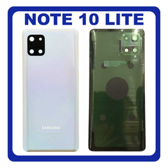 OEM HQ Samsung Galaxy Note 10 Lite , Note10 Lite N770 (SM-N770F, SM-N770F/DS, SM-N770F/DSM) Rear Back Battery Cover Πίσω Κάλυμμα Καπάκι Μπαταρίας + Camera Lens Τζαμάκι Κάμερας Aura Glow (Premium A+)