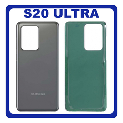 OEM HQ Samsung Galaxy S20 Ultra G988 (SM-G988B/DS) Rear Back Battery Cover Πίσω Κάλυμμα Καπάκι Μπαταρίας Grey Γκρι (Premium A+)