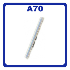 Original Γνήσιο Samsung Galaxy A70 2019 A705F (SM-A705F SM-A705FN SM-A705FN/DS) Volume Button External Side Keys Πλαινό Πλήκτρο Κουμπί Ρύθμισης Έντασης Ήχου White Άσπρο GH98-44194B (Service Pack By Samsung)