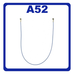 Γνήσια Original Samsung Galaxy A52 5G A525 A526 SM-A525F SM-A526B SM-A526B/DS CBF Coaxial Antenna Cable 136mm Καλώδιο Κεραίας Ομοαξονικό Blue Μπλε GH39-02100A​ (Service Pack By Samsung)