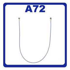 Γνήσια Original Samsung Galaxy A72 A725 A726 SM-A725F SM-A726B CBF Coaxial Antenna Cable 137mm Καλώδιο Κεραίας Ομοαξονικό Blue Μπλε GH39-02106A ​(Service Pack By Samsung)