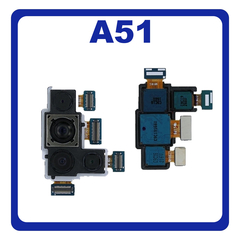 Γνήσια Original Samsung Galaxy A51 2020 (SM-A515F) Rear Back Main Quad Camera Assembly, Πίσω Τετραπλή Κεντρική Κάμερα 48MP (Service Pack By Samsung) GH96-13020A