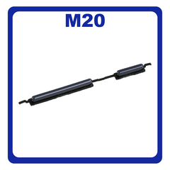 Γνήσιο Original Samsung Galaxy M20 M205 SM-M205F, SM-M205FN, SM-M205G, SM-M205M, SM-M205N On/Off Power Button + Volume External Button Καλωδιοταινία Κουμπιών Έντασης Εκκίνησης Black Μαύρο GH64-07230A (Service Pack By Samsung)