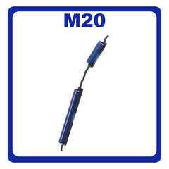 Original Γνήσιο Samsung Galaxy M20 M205 (SM-M205F) ON/OFF Power Button + Volume External Button Καλωδιοταινία Κουμπιών Έντασης Εκκίνησης Blue Μπλε GH64-07230B (Service Pack By Samsung)