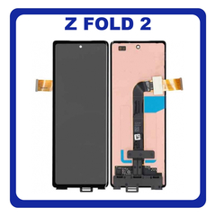 Original Γνήσιο Samsung Galaxy Z Fold 2  Fold2 5G F916 (SM-F916B, SM-F916U, SM-F916U1, SM-F916N) Super AMOLED​ LCD Display Screen Οθόνη + Touch Screen Digitizer Μηχανισμός Αφής Black Μαύρο GH82-23943A(Service Pack By Samsung)