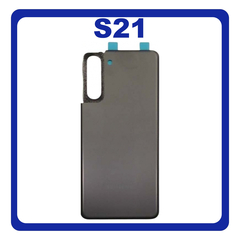 OEM HQ Samsung Galaxy S21 5G 2021 G991 (G991B, G991B/DS) Rear Back Battery Cover Πίσω Κάλυμμα Καπάκι Πλάτη Μπαταρίας Phantom Gray Γκρι (Grade AAA+++)