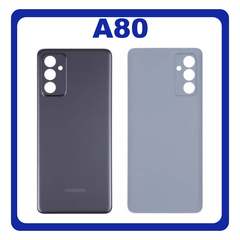OEM HQ Samsung Galaxy A82 2021 Rear Back Battery Cover Πίσω Κάλυμμα Καπάκι Πλάτη Μπαταρίας Black Μαύρο (Grade AAA+++)