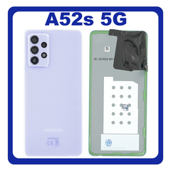 Γνήσια Original Samsung Galaxy A52s 5G (SM-A528B, SM-A528B/DS) Rear Battery Cover Πίσω Καπάκι Μπαταρίας Violet Βιολετή GH82-26858C (Service Pack By Samsung)