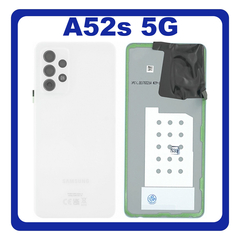 Γνήσια Original Samsung Galaxy A52s 5G (SM-A528B, SM-A528B/DS) Rear Battery Cover Πίσω Καπάκι Μπαταρίας White Άσπρο GH82-26858D (Service Pack By Samsung)