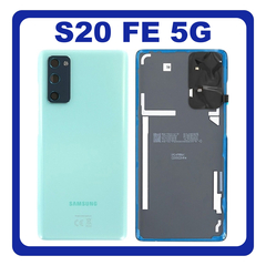 Γνήσια Original Samsung Galaxy S20 FE 5G (SM-G781B, SM-G781B/DS) Rear Battery Cover Πίσω Καπάκι Μπαταρίας Cloud Mint Πράσινο GH82-24223D (Service Pack By Samsung)