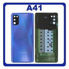 Γνήσια Original Samsung Galaxy A41 (SM-A415F, SM-A415F/DS) Rear Back Battery Cover Πίσω Κάλυμμα Καπάκι Πλάτη Μπαταρίας Blue Μπλε GH82-22585D (Service Pack By Samsung)