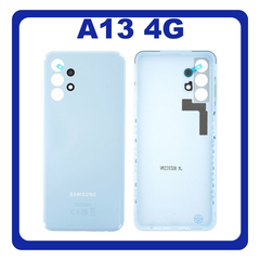Γνήσια Original Samsung Galaxy A13 (SM-A135F, SM-A135F/DS, SM-A135M) Rear Back Battery Cover Πίσω Κάλυμμα Καπάκι Πλάτη Μπαταρίας Blue Μπλε GH82-28387B (Service Pack By Samsung)