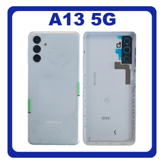 Γνήσια Original Samsung Galaxy A13 5G (SM-A136U, SM-A136U1) Rear Back Battery Cover Πίσω Κάλυμμα Καπάκι Πλάτη Μπαταρίας + Camera Lens Τζαμάκι Κάμερας Blue Μπλε GH82-28961B (Service Pack By Samsung)