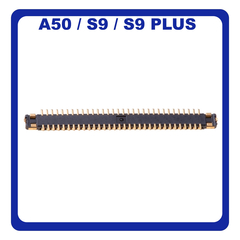 Γνήσια Original Samsung Galaxy A50 (SM-A505F, SM-A505FN), S9 (SM-G960F, SM-G960), S9+, S9 PLUS (SM-G965F, SM-G965U)  Header Board To Board Board Connector / BTB Socket 2x24 Pin Κονέκτορας Πλακέτας 3711-009321 (Service Pack By Samsung)