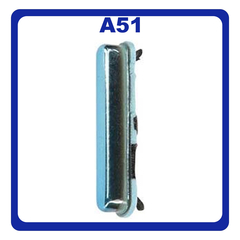 Γνήσια Original Samsung Galaxy A51, Galaxy A 51 (SM-A515F, SM-A515F/DSN, SM-A515F/DS) Power Key On/Off Πλήκτρo Εκκίνησης Prism Crush​ Blue Μπλε GH98-45034C (Service Pack By Samsung)