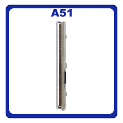 Γνήσια Original Samsung Galaxy A51, Galaxy A 51 (SM-A515F, SM-A515F/DSN, SM-A515F/DS) Power Key On/Off Πλήκτρo Εκκίνησης Prism Crush White Άσπρο GH98-45035A (Service Pack By Samsung)