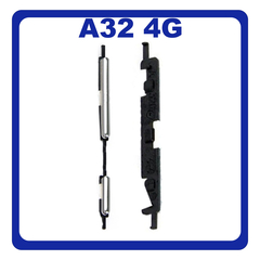Γνήσια Original Samsung Galaxy A32, A 32 (SM-A325F, SM-A325F/DS) Power Key Flex Cable On/Off + Volume Key Buttons Καλωδιοταινία Πλήκτρων Εκκίνησης + Έντασης Ήχου Awesome White Άσπρο GH64-08389B​​ (Service Pack By Samsung)