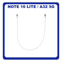 Γνήσια Original Samsung Galaxy Note 10 Lite (SM-N770F, SM-N770F), A32 5G (SM-A326B, SM-A326B/DS) Coaxial Antenna Signal Module Flex Cable Ομοαξονικό Καλώδιο Κεραίας 113mm White Άσπρο GH39-02057A (Service Pack By Samsung)