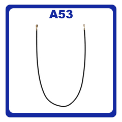 Γνήσια Original Samsung Galaxy A53 5G (SM-A536B, SM-A536B/DS) Coaxial Antenna Signal Module Flex Cable Ομοαξονικό Καλώδιο Κεραίας 131mm Black Μαύρο GH39-01841A (Service Pack By Samsung)