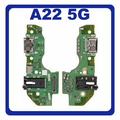 Γνήσιο Original Samsung Galaxy A22 5G A226 (SM-A226B, SM-A226B/DS, SM-A226B/DSN) Καλωδιοταινία Φόρτισης SUB Charging Board (Charge Connector Dock Flex) + Mic Μικρόφωνο GH81-20699A (Service Pack By Samsung)