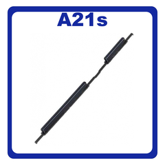 Original Γνήσιο Samsung Galaxy A21s 2020 A217 (A217F, A217F/DS, A217F/DSN, A217M, A217M/DS, A217N) On/Off Power Button + Volume External Side Key Πλήκτρα Εκκίνησης + Έντασης Ήχου Black Μαύρο GH98-45390A (Service Pack By Samsung)