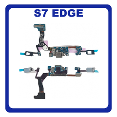 Γνήσια Original Samsung Galaxy S7 Edge (SM-G935F, SM-G935FD) Swap Charging Dock Connector Flex Sub Board, Καλωδιοταινία Υπό Πλακέτα Φόρτισης + Microphone Μικρόφωνο + Soft Buttons Πλήκτρα (Service Pack By Samsung)