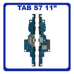 Γνήσια Original Samsung Galaxy Tab S7 T870 11" (SM-T870, SM-T875, SM-T876B) USB Type-C Charging Dock Connector Flex Sub Board, Καλωδιοταινία Υπό Πλακέτα Φόρτισης GH82-23649A (Service Pack By Samsung)