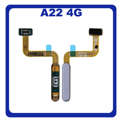 Γνήσια Original Samsung Galaxy A22 4G, A 22 4G (SM-A225F, SM-A225F/DS) Fingerprint Flex Sensor Αισθητήρας Δακτυλικού Αποτυπώματος Violet Βιολετή GH96-14401C​ (Service Pack By Samsung)